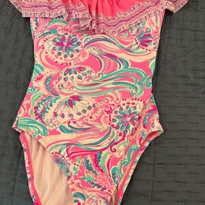 Lilly Pulitzer Pink and blue One Piece Swimsuit